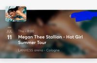 1x Megan Thee Stallion Köln Ticket (günstiger!!) Aachen - Aachen-Mitte Vorschau