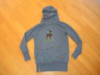 Naketano Long Hoodie Wintermotiv Reh Hirsch Blau Meliert Gr. L Berlin - Schöneberg Vorschau