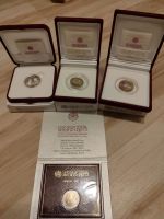 Vatikan, Silbermünzen, Gedenkmünzen, Euro Set, Papst, NEU Rheinland-Pfalz - Mettenheim Rheinhessen Vorschau