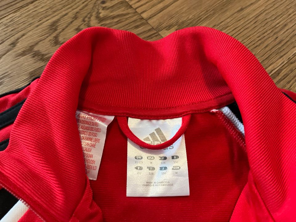 Adidas Trainingsjacke Sportjacke Größe 152 rot in Obergünzburg