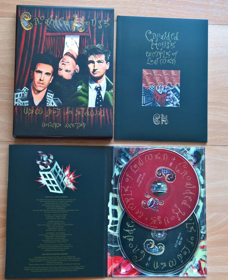 Crowded House Temple Of Low Men 2CD Deluxe Ed. Australia in Mainz