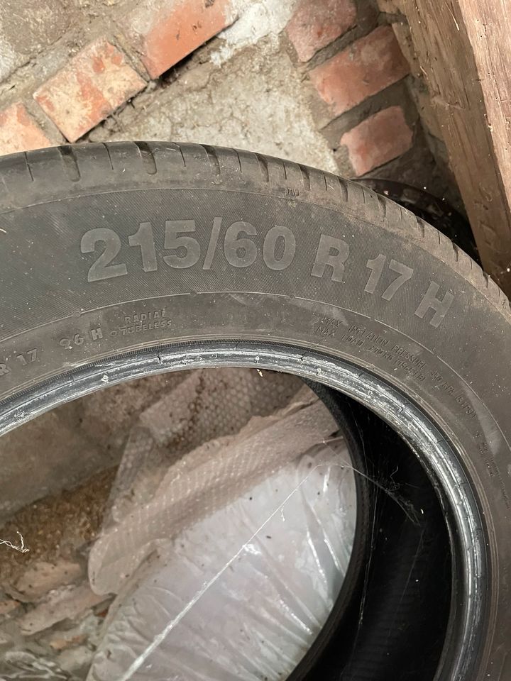 4 Sommerreifen 215/60 R17 H in Jessen (Elster)