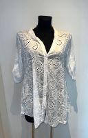 Schöne Sommerbluse Sommer Tunika Bluse Hemd Gr. S / M weiß Stuttgart - Untertürkheim Vorschau