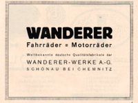 Wanderer Werke Chemnitz Werbung Reklame 1923 Vintage-Deko Baden-Württemberg - Schopfheim Vorschau