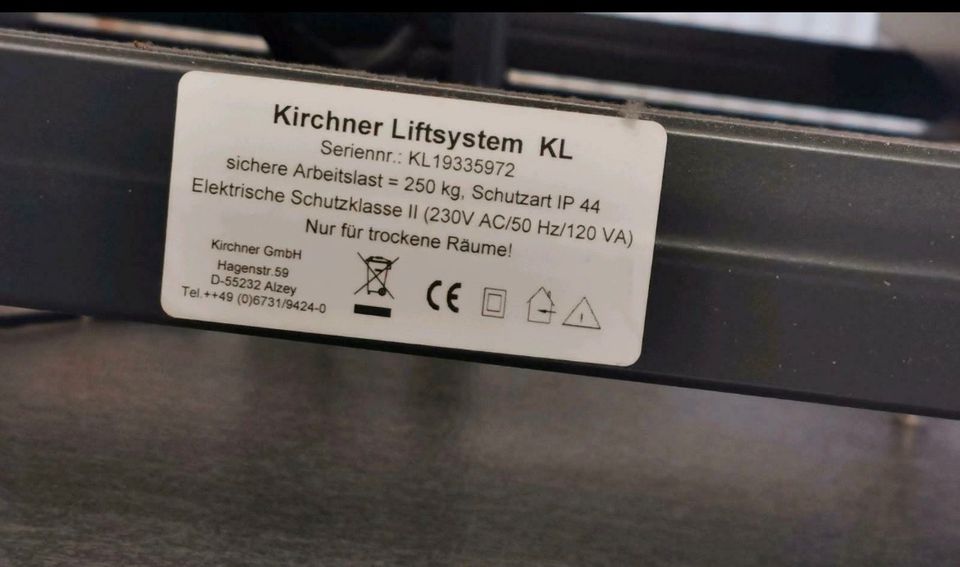 Kirchner Pflegebettrahmen/Einlegerahmen mit Liftsystem Basic M2 in Hamburg