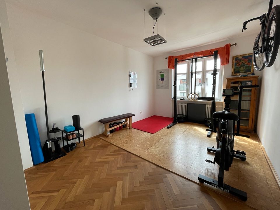 Wohnung Schwabing Untermiete 2ZKB Home Gym Juli-August-September in München