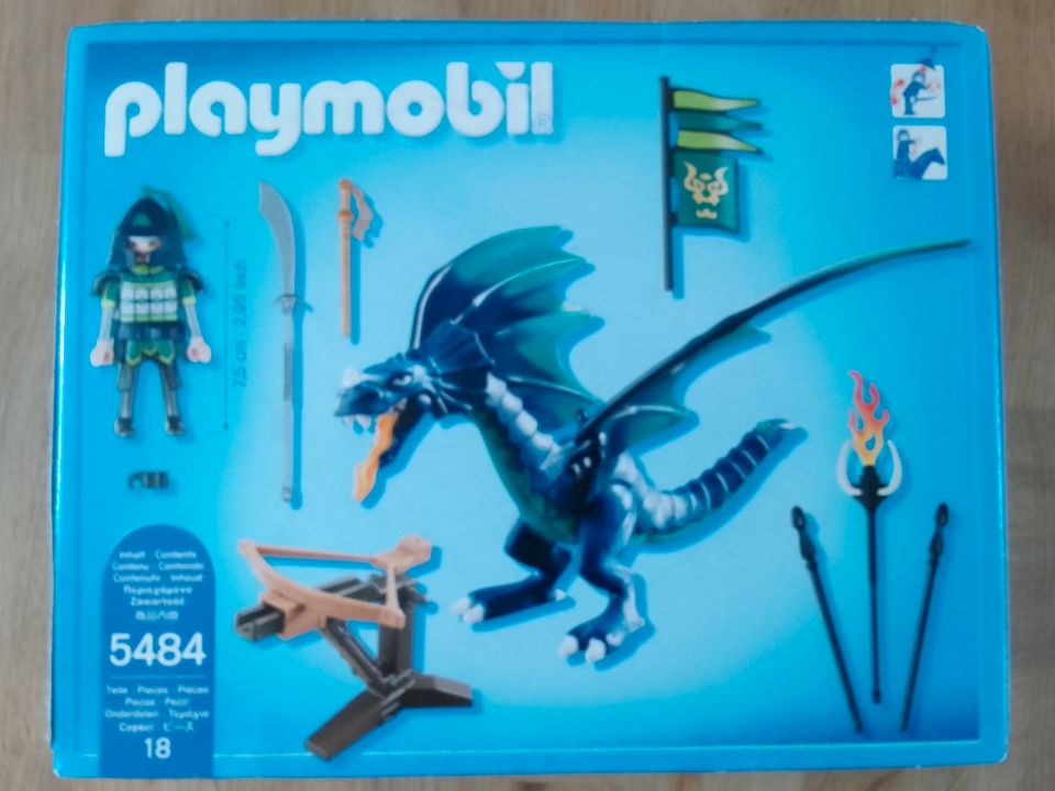 Verkaufe Playmobil Set 5484 Panzerdrache Dragons Neu / Ovp in Fehmarn