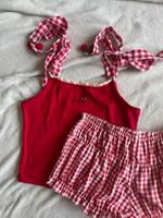 Sommer set Kirsche S top Pumphose Thüringen - Bad Lobenstein Vorschau
