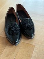 Paul Green Slipper – Gr. 7 (40,5) – Lackleder in Schwarz Baden-Württemberg - Bönnigheim Vorschau