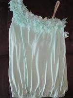 Top Amisu Off Shoulder Gr. M 36/38 chicer Blätter-Blüten-Besatz Hessen - Mühltal  Vorschau