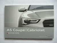 Prospekt Audi A5 S5 Coupe Cabrio Cabriolet neuwertig!! Niedersachsen - Wrestedt Vorschau