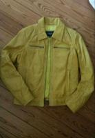 Bikerjacke Lederjacke kurze Jacke Leder gelb Schleswig-Holstein - Großhansdorf Vorschau