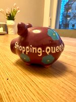 Shopping Queen Sparschwein Spardose Lila Keramik Düsseldorf - Bilk Vorschau