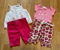 4er Set Sommeroutfit Gr. 74 mit Top, Body & kurzen Hosen Nordrhein-Westfalen - Voerde (Niederrhein) Vorschau