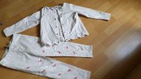 Jacadi Swaetjacke Weiß + Calzedonia Sommerhose Flamengo  Gr.116 Düsseldorf - Lichtenbroich Vorschau