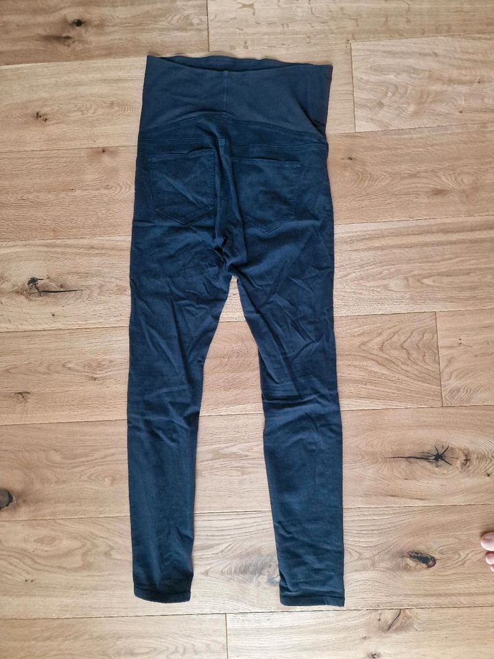 H&M Mama Umstandshose Jeans Umstandskleidung Gr S 36 dunkelblau in Naunhof