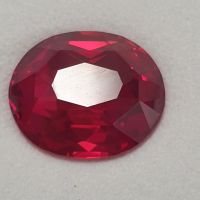 Große fac. ovale Rubin Synthese ( 15,60 Carat ) 15,5 x 13 mm Nordrhein-Westfalen - Recklinghausen Vorschau