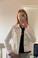 Jeansjacke weiß / schwarz/ grau Saarland - Riegelsberg Vorschau