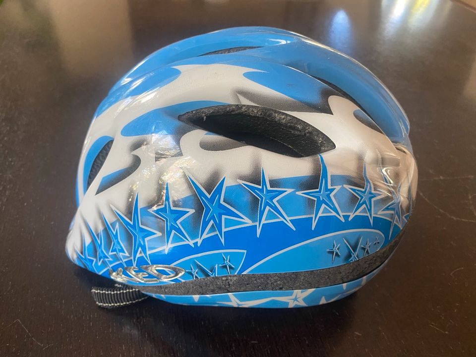 Fahrradhelm Kinder KED blau Sterne (Gr. 46-51cm) in Dallgow