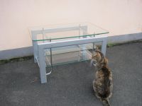 Tisch Metallgestell mit 3 Glasplatten 80 x 53 cm Nordrhein-Westfalen - Siegen Vorschau