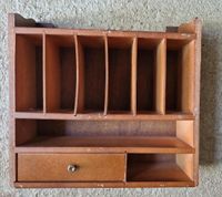 Vintage kleiner alter hölzerner Desktop Organizer Leipzig - Lindenthal Vorschau