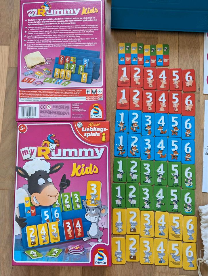 Spiel My Rummy Kids, 5+ , vollständig, wie neu in St. Ingbert