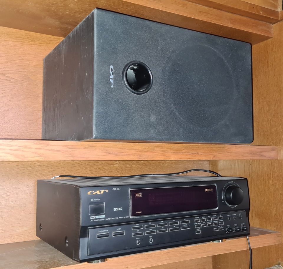 CAT Verstärker CS-907 + MBC Subwoofer 2001/S in Rees