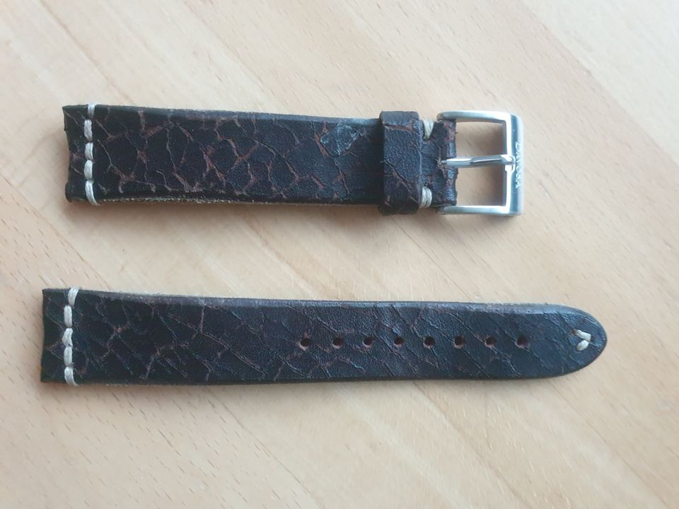Original Davosa ternos Vintage Lederband 20 mm in Neuenkirchen