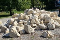 Jurakalk Wasserbausteine / Flusssteine - Hangabsicherung Baden-Württemberg - Amstetten Vorschau