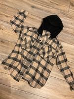 Coole Hemdjacke mit Karo Muster kariert in beige / schwarz Bayern - Frensdorf Vorschau