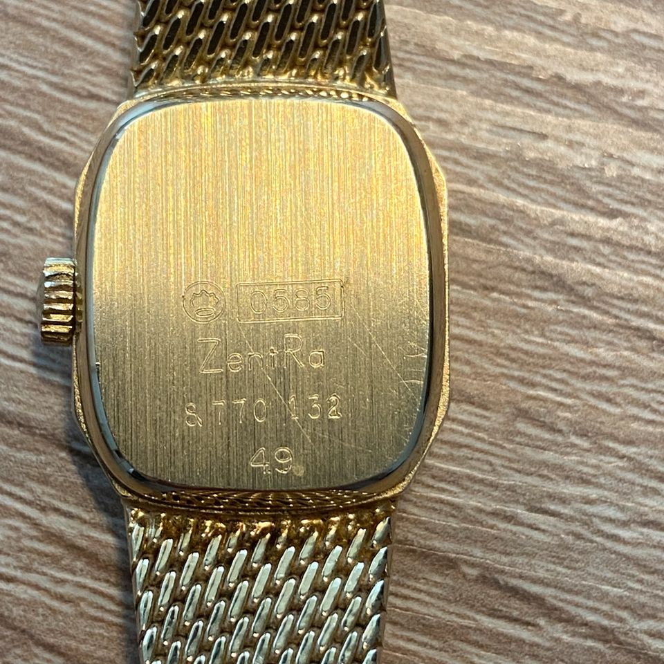 ZentRa Savoy Damenuhr Gold 585 (14 Karat) in Kamen