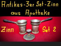 Antikes Apotheker 3er Set: Scheffel - Eichbecher - Zinn Niedersachsen - Lemgow Vorschau