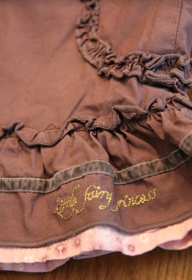 Sommer Kleid Tunika 74 Bolero lila Blümchen weiß Taufe Esprit in Wartenberg