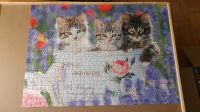 Puzzle 1.000 1000 Teile Katzen Blumen lila Baden-Württemberg - Ditzingen Vorschau