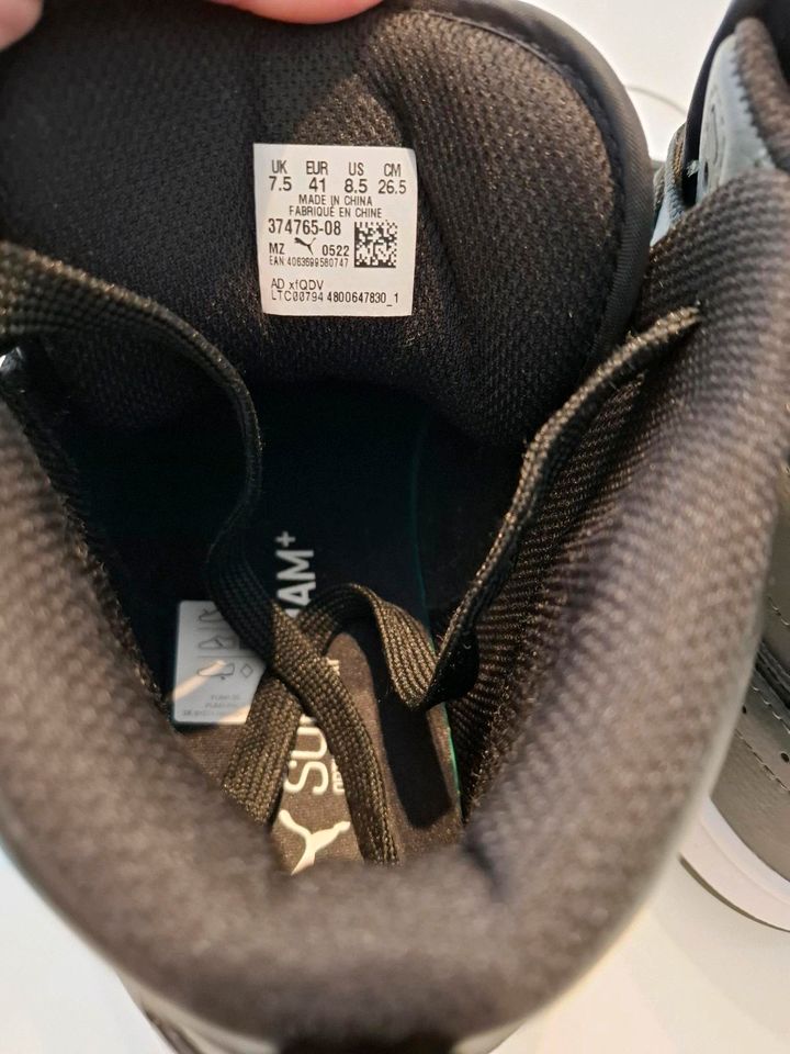 Puma Rebound Unisex - Sneaker high - schwarz/weiß/grau Gr. 41 in Holzwickede