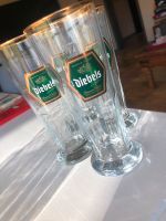 Set Neu 4 Stück Biergläser Diebels mit Eichstrich und Goldrand 1A Sachsen-Anhalt - Salzwedel Vorschau