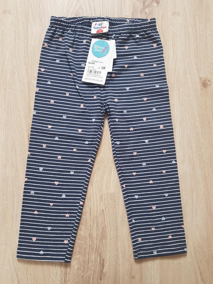 Capri-Leggins, 3/4-Leggins Topolino Gr.122 in Hermeskeil