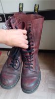 Dr. Martens 14-Loch-Stiefel rotes Leder Größe 37 Bayern - Würzburg Vorschau