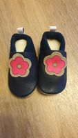 Neue Sterntaler Baby Krabbelschuhe Hausschuhe Blume Leder blau Bayern - Mering Vorschau