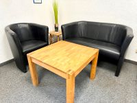 Gebrauchtes Ledersofa mit Holztisch für das Büro Sachsen-Anhalt - Köthen (Anhalt) Vorschau