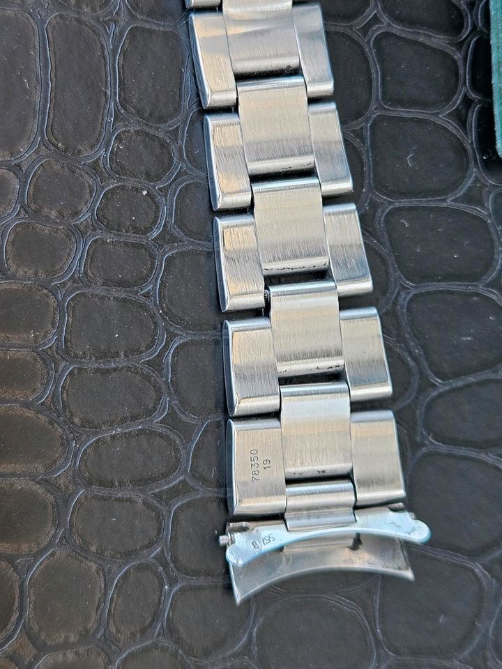 ROLEX OYSTER Original Edelstahl Armband 19MM 78350 VINTAGE in Hemmingen