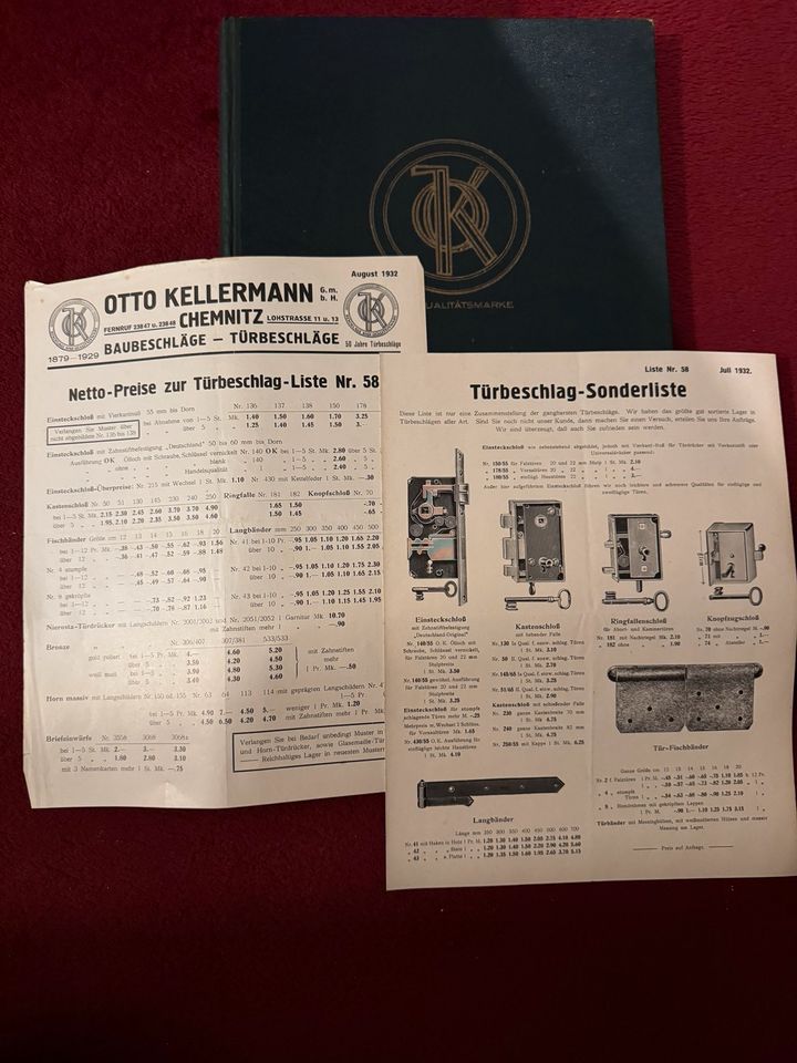 Antiker Katalog 1930 Otto Kellermann Eisenwaren/Werkzeuge rar ! in Leipzig