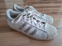 adidas superstar Sneaker weiß silber 38 Nordrhein-Westfalen - Düren Vorschau