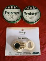 Freiberger Klapp- Flaschenöffner Bieröffner und 10 Untersetzer Sachsen - Coswig Vorschau