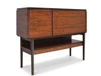 Barschrank Highboard Sideboard Palisander retro vintage um 1970 beleuchtet i-1113 Nordrhein-Westfalen - Lüdinghausen Vorschau