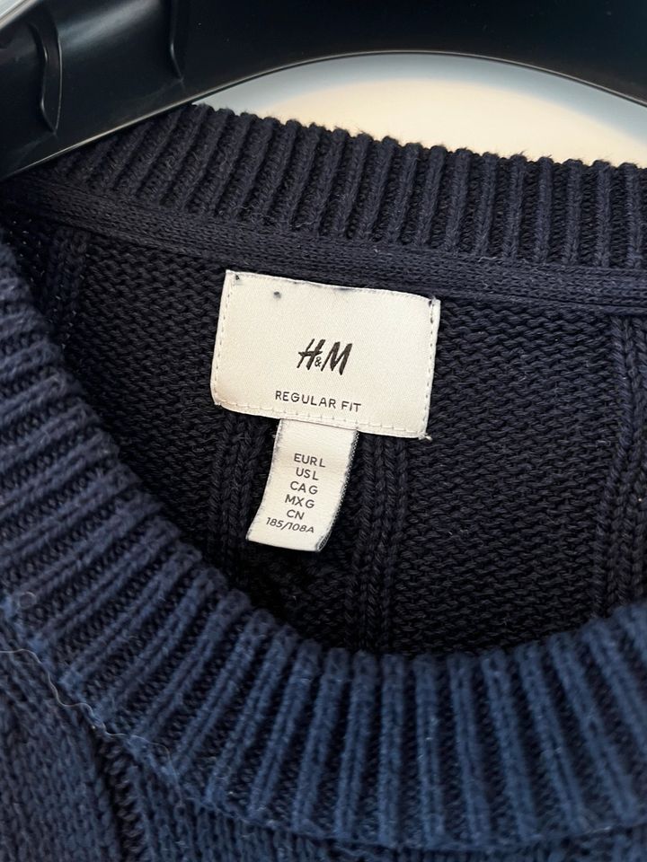 H&M - Strickpullover - blau / Größe L in Paderborn