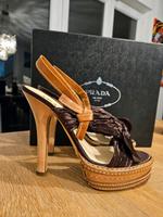 WIE NEU ! PRADA HIGH HEELS CAMEL BEIGE BRAUN 38 Baden-Württemberg - Achern Vorschau