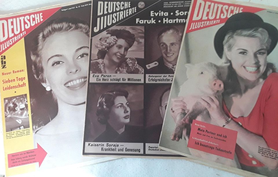 Deutsche Illustrierte Zeitschriften  1950er / 50er / Fifties in Neustadt am Rübenberge