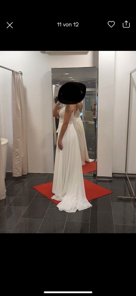 Hochzeitskleid Thollon 38 Brautkleid Herve Paris in Lohmar