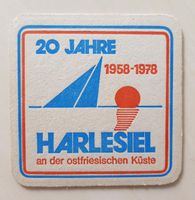 Jever Bierdeckel 20 Jahre Harlesiel von 1978 Kiel - Meimersdorf-Moorsee Vorschau